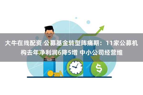 大牛在线配资 公募基金转型阵痛期：11家公募机构去年净利润6降5增 中小公司经营维